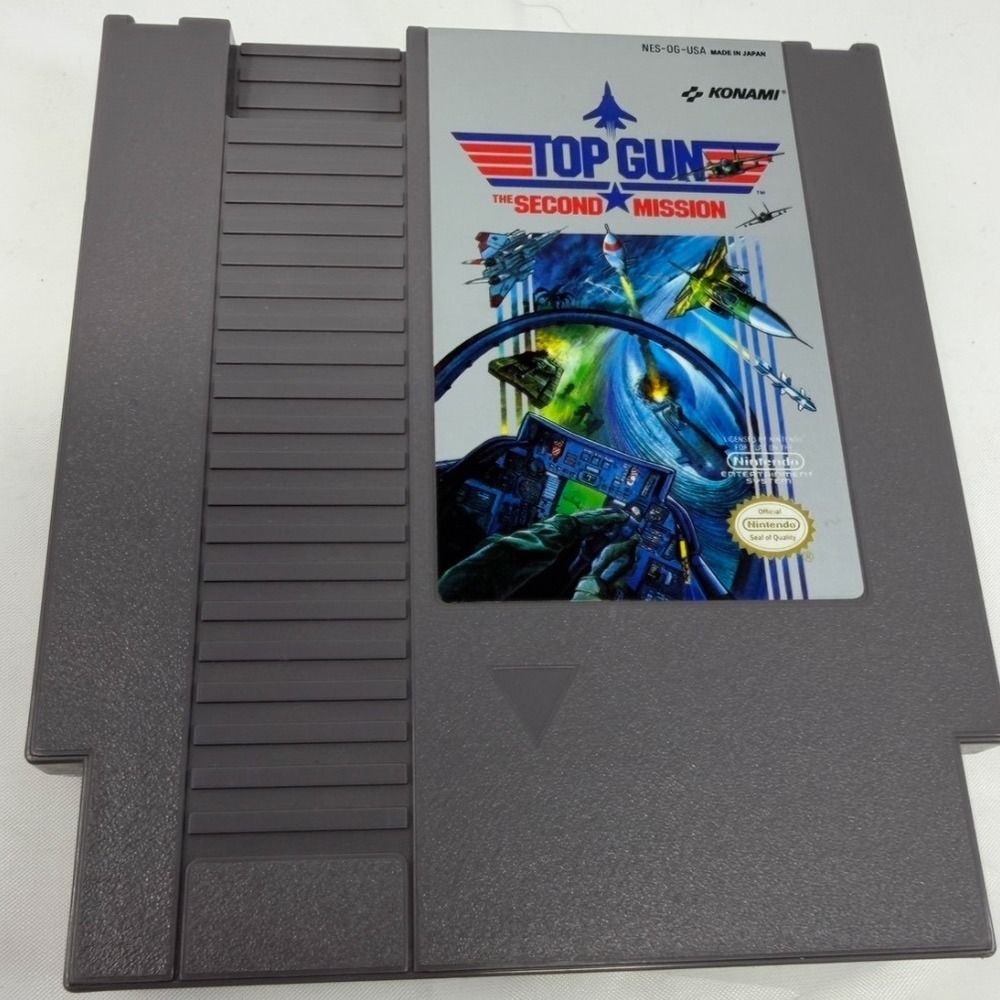 Konami Top Gun The Second Mission Nintendo NES Video Game Cartridge NES-OG-USA